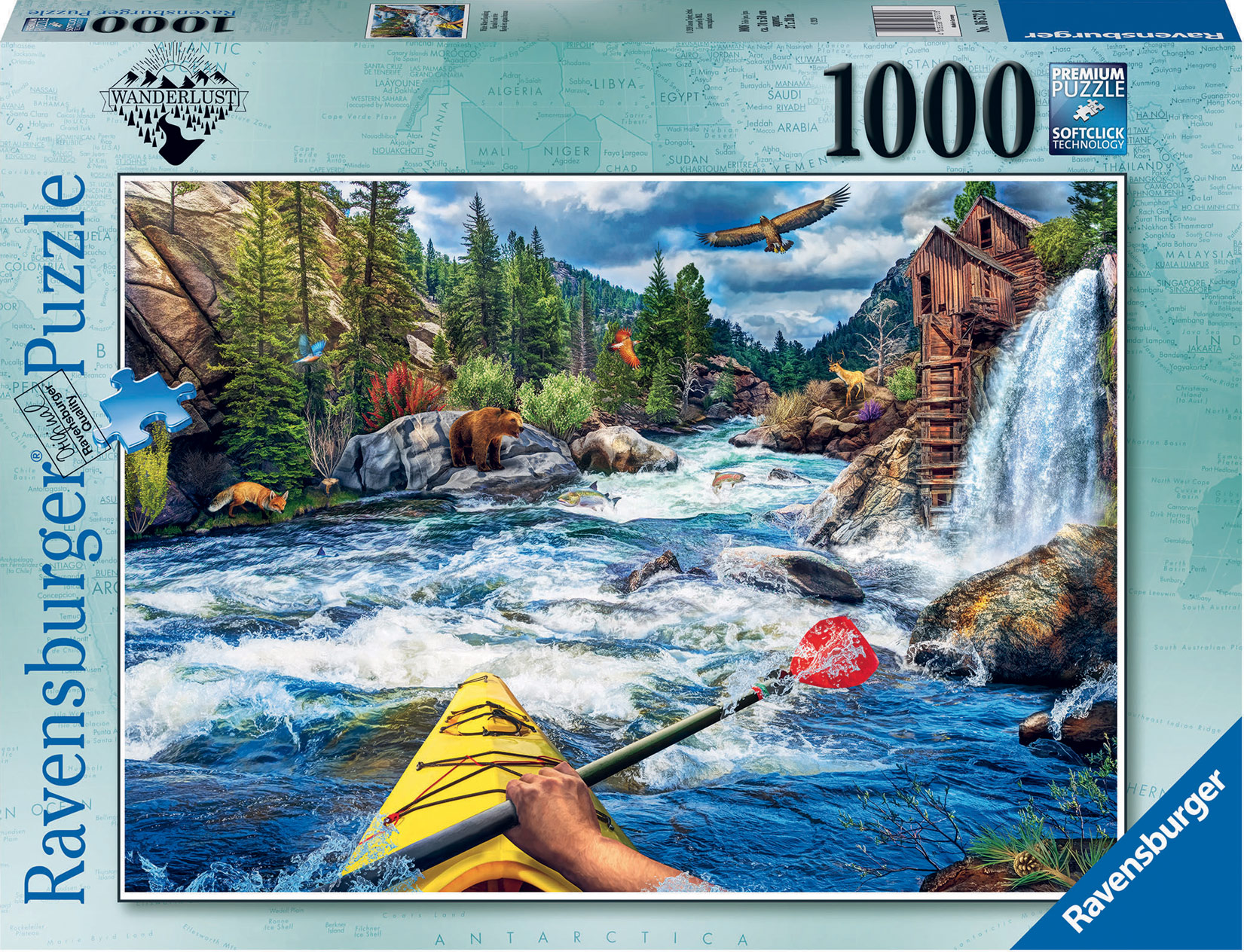 Ravensburger White Water Kayaking 1000 Piece Puzzle