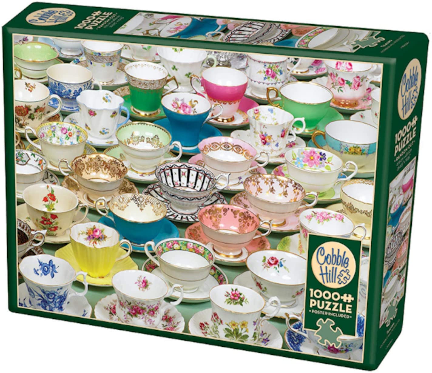 Cobble Hill Teacups 1000 Piece Puzzle