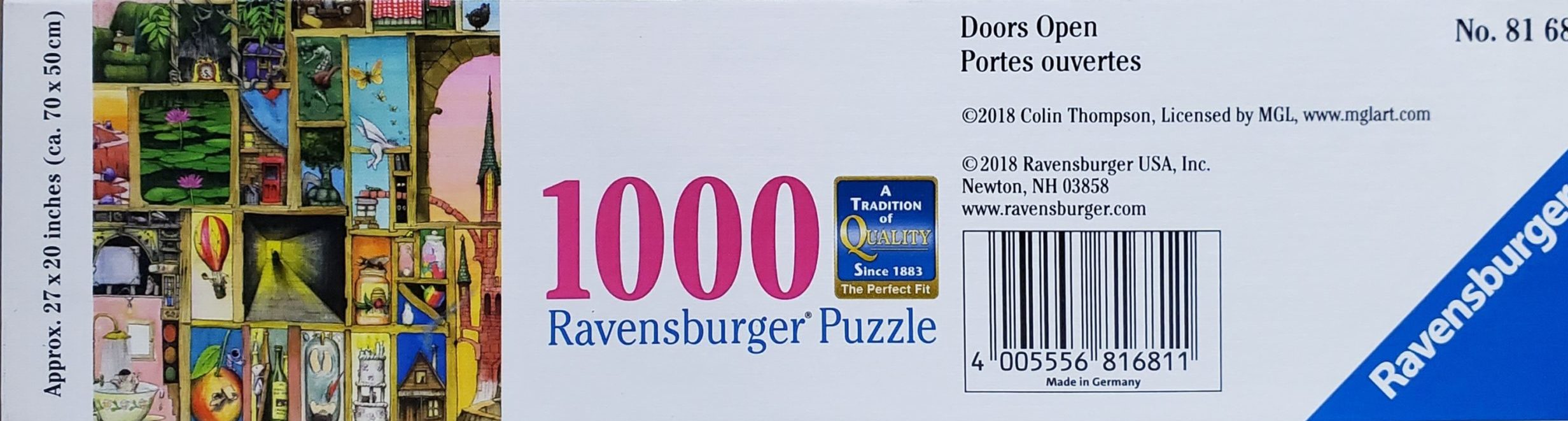  Ravensburger Doors of the World 1000 Piece Jigsaw