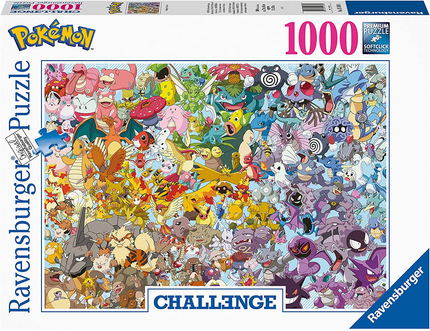 Ravensburger Pokemon Challenge 1000 Piece Puzzle