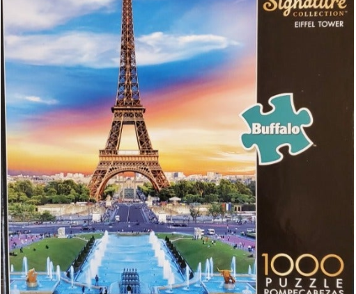 Buffalo Games Signature Collection Eiffel Tower 1000 Piece Puzzle