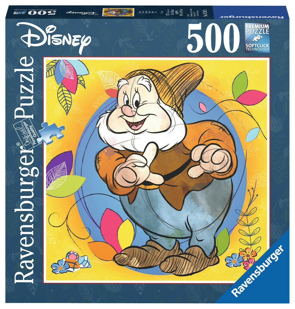 Ravensburger Disney The Seven Dwarfs: Happy 500 Piece Puzzle