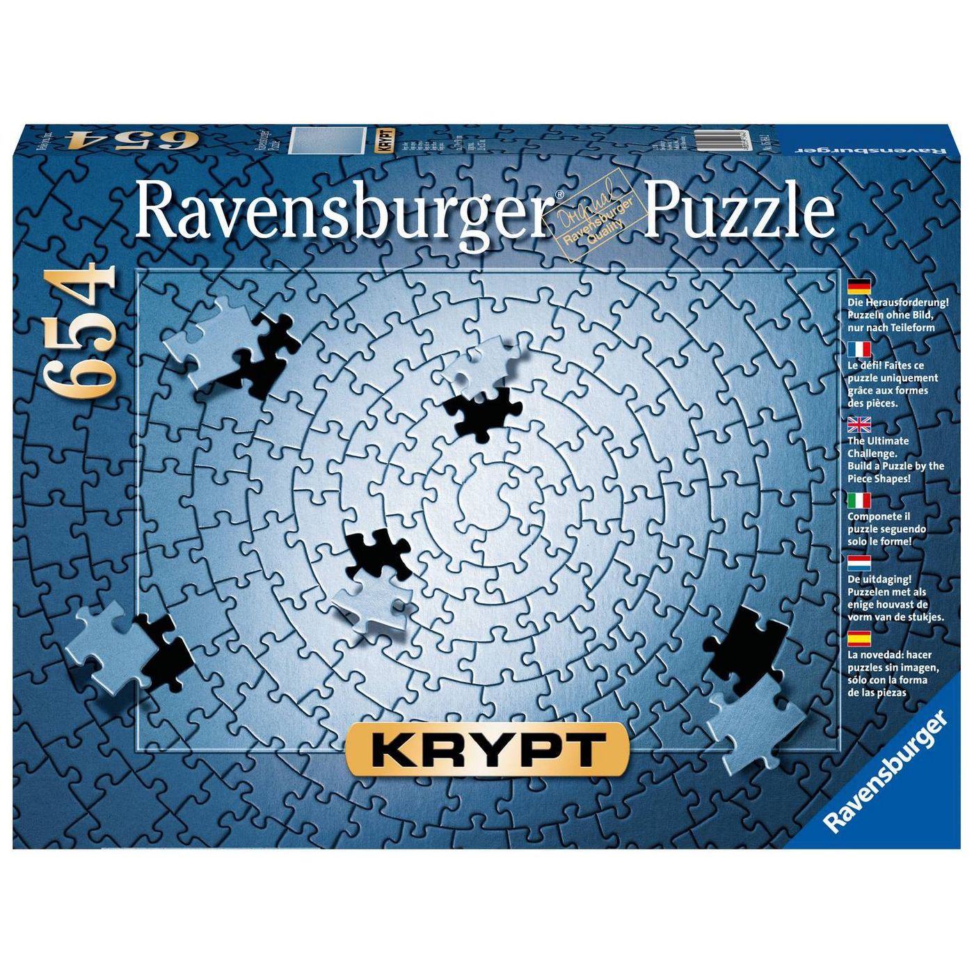 Ravensburger Krypt Silver 654 Piece Puzzle
