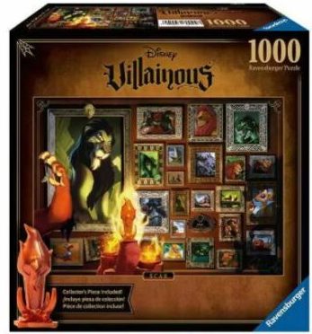 Ravensburger Disney Villainous Scar 1000 Piece Puzzle