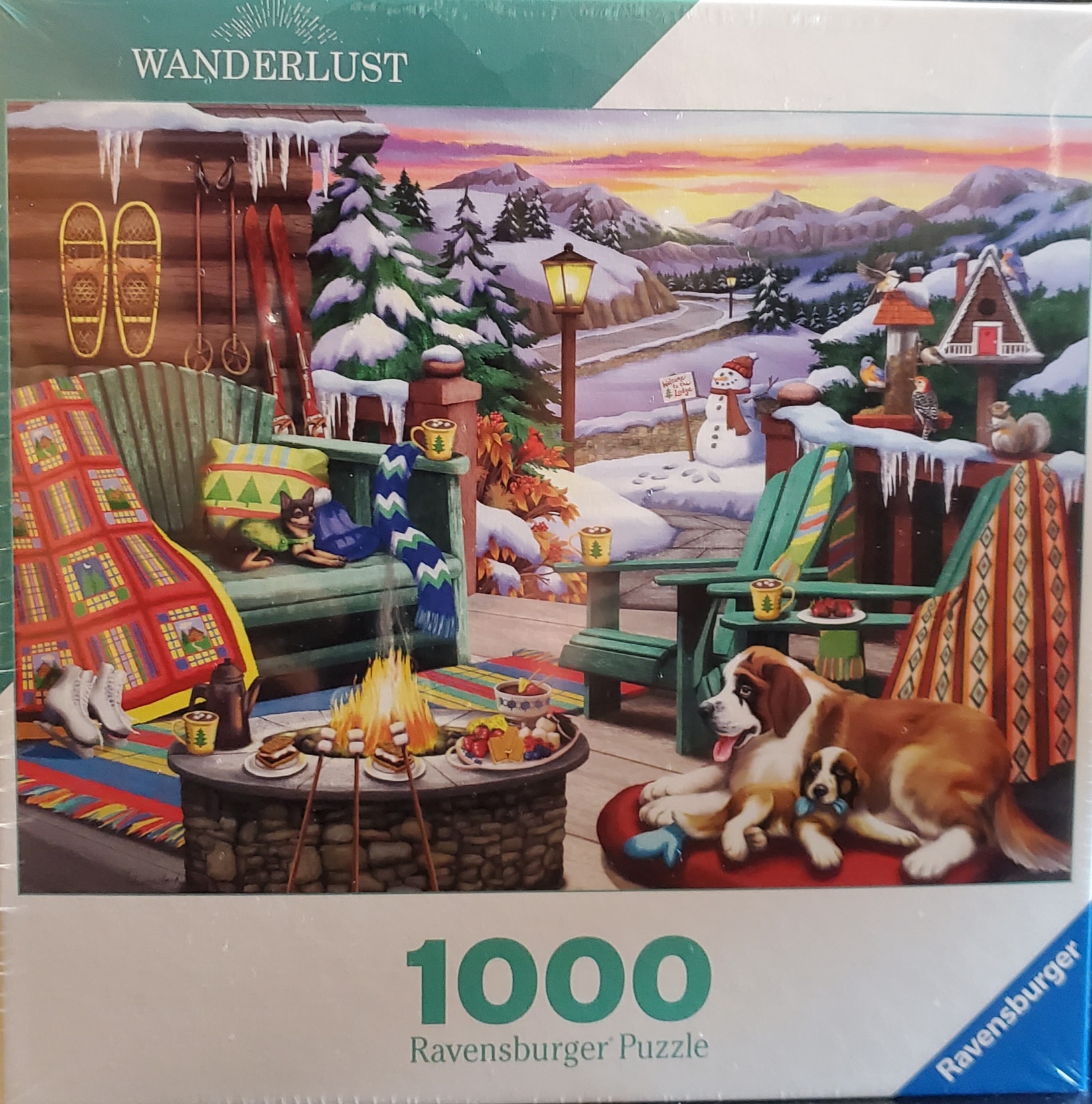 Ravensburger Apres All Day Ski 1000 Piece Puzzle