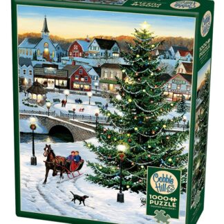 Cobble Hill Village Tree 1000 Piece Puzzle
