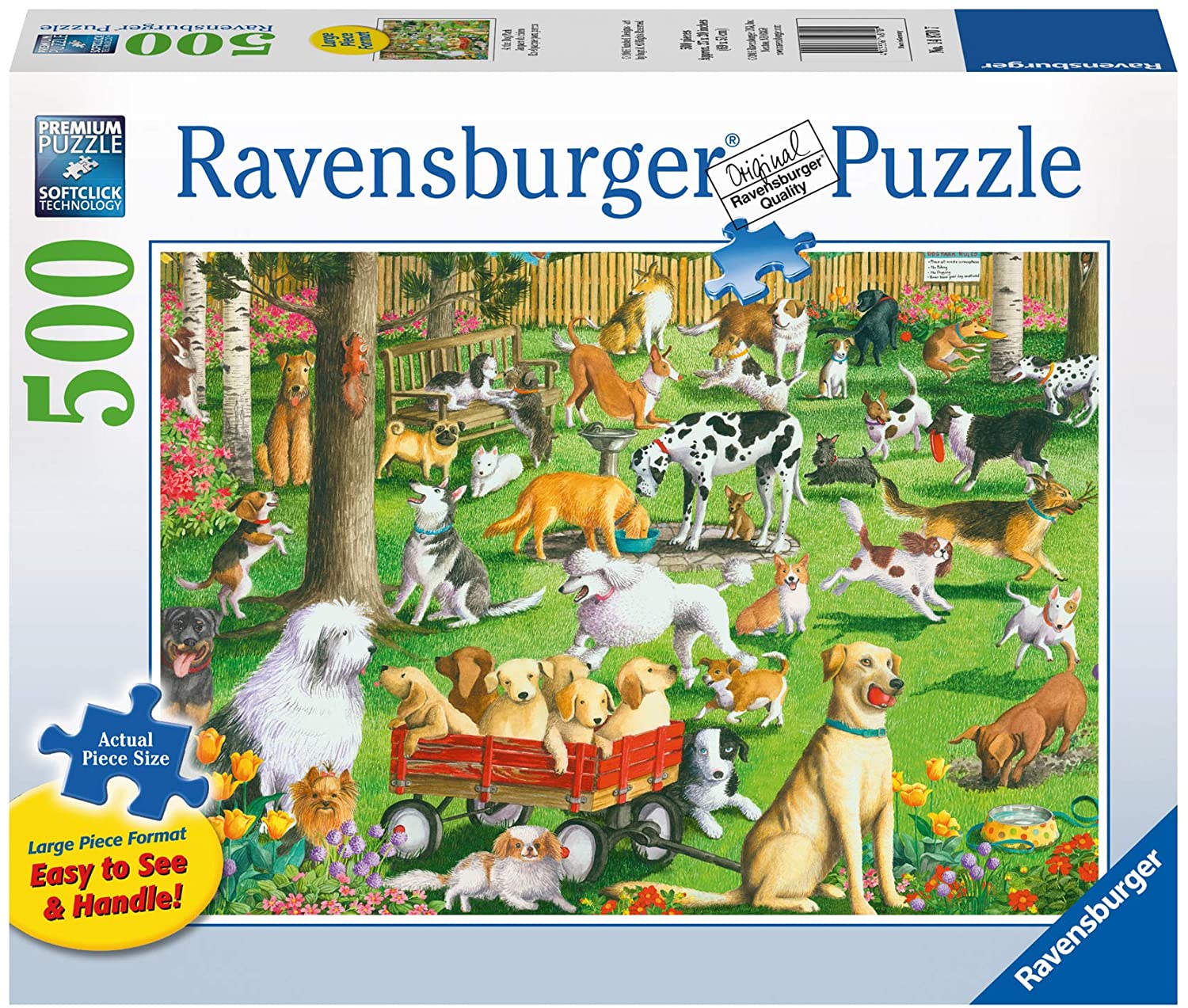 Ravensburger At the Dog Park 500 Piece Large Format Puzzle