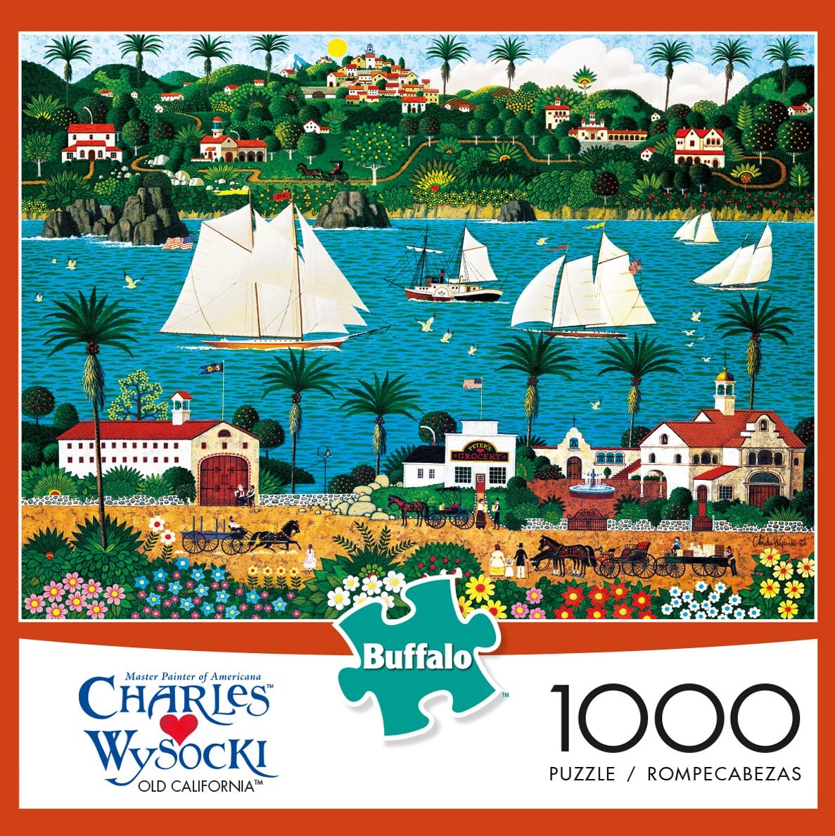 Buffalo Charles Wyscoki Old California 1000 Piece Puzzle