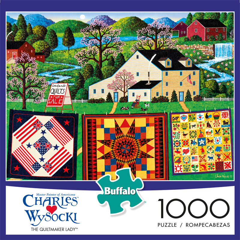 Charles Wysocki so Proudly We Hail 1000 PC Puzzle Buffalo Games USA for sale online 