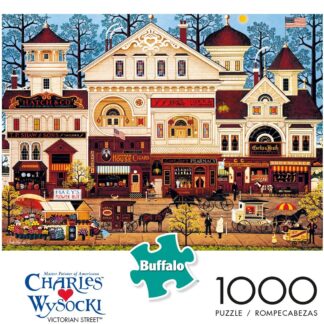 Buffalo Charles Wysocki Victorian Street 1000 Piece Puzzle