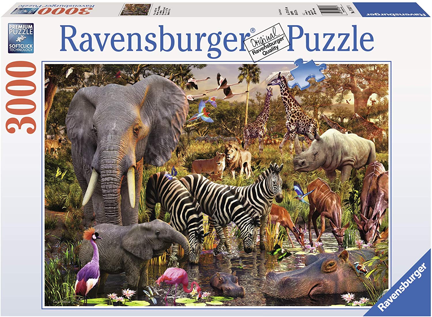 Ravensburger African Animal World 3000 Piece Puzzle