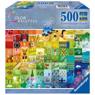 Ravensburger Color Palettes 99 Daily Colors 500 Piece Puzzle