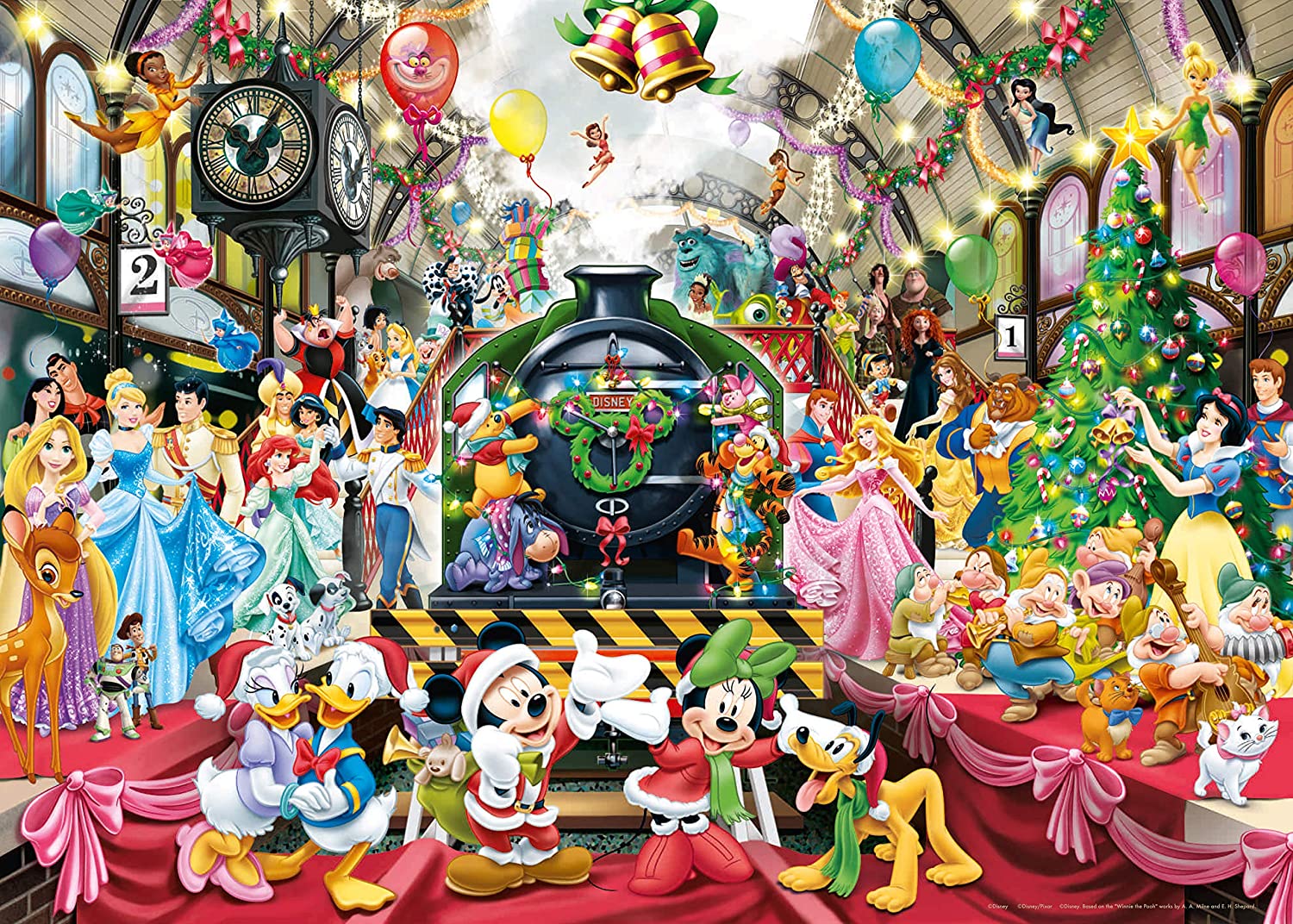 Gewoon overlopen haat pianist Ravensburger Disney Christmas All Aboard 1000 Piece Puzzle – The Puzzle  Collections