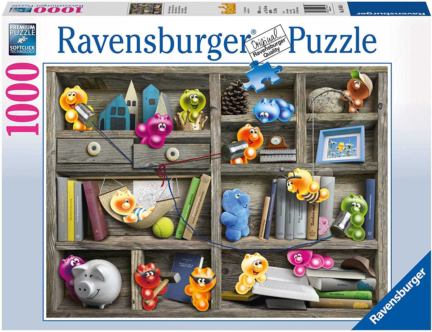 Ravensburger Gelini Bookshelf 1000 Piece Puzzle