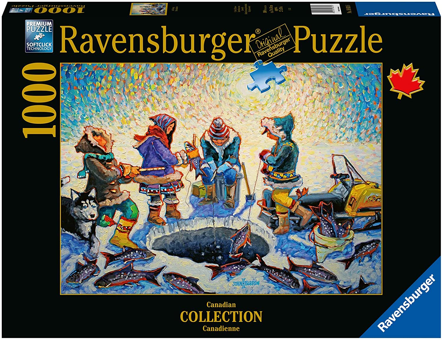Ravensburger Canadian Collection Ice Fishing 1000 Piece Puzzle