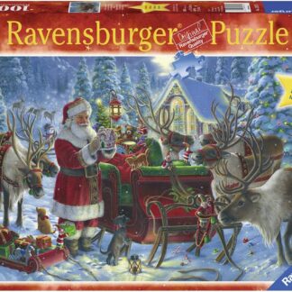 Ravensburger Limited Edition Santa Packing the Sleigh 1000 Piece Puzzle