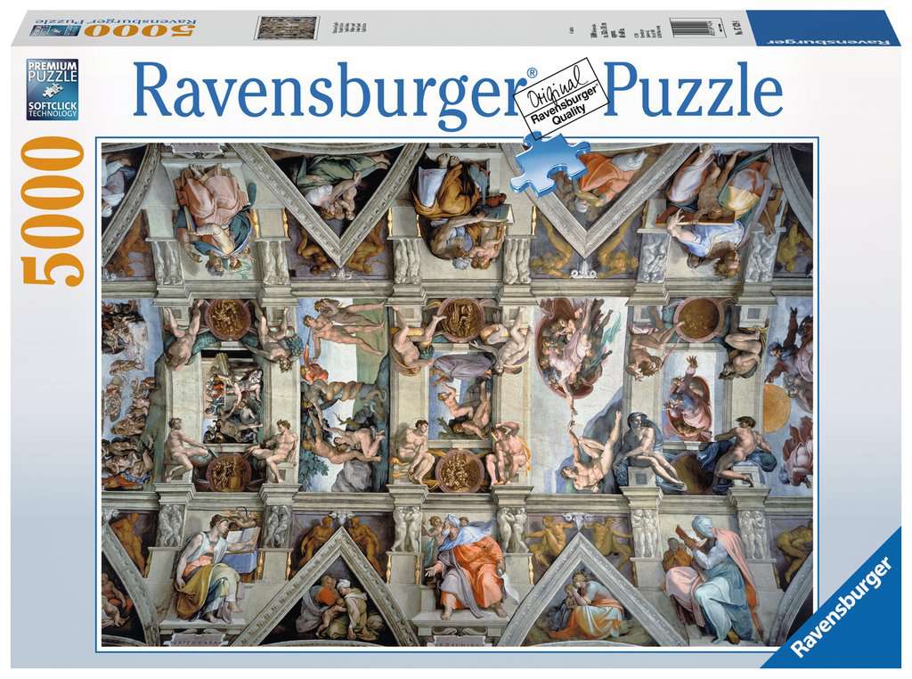 5000 Pieces Jigsaw Puzzle, RAVBENSBURGER, Mickey as artist