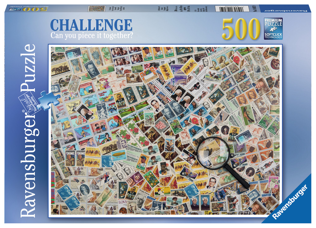 Ravensburger Stamps Challenge 500 Piece Puzzle