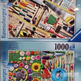 Ravensburger 2 DIY 1000 Piece Puzzle Bundle