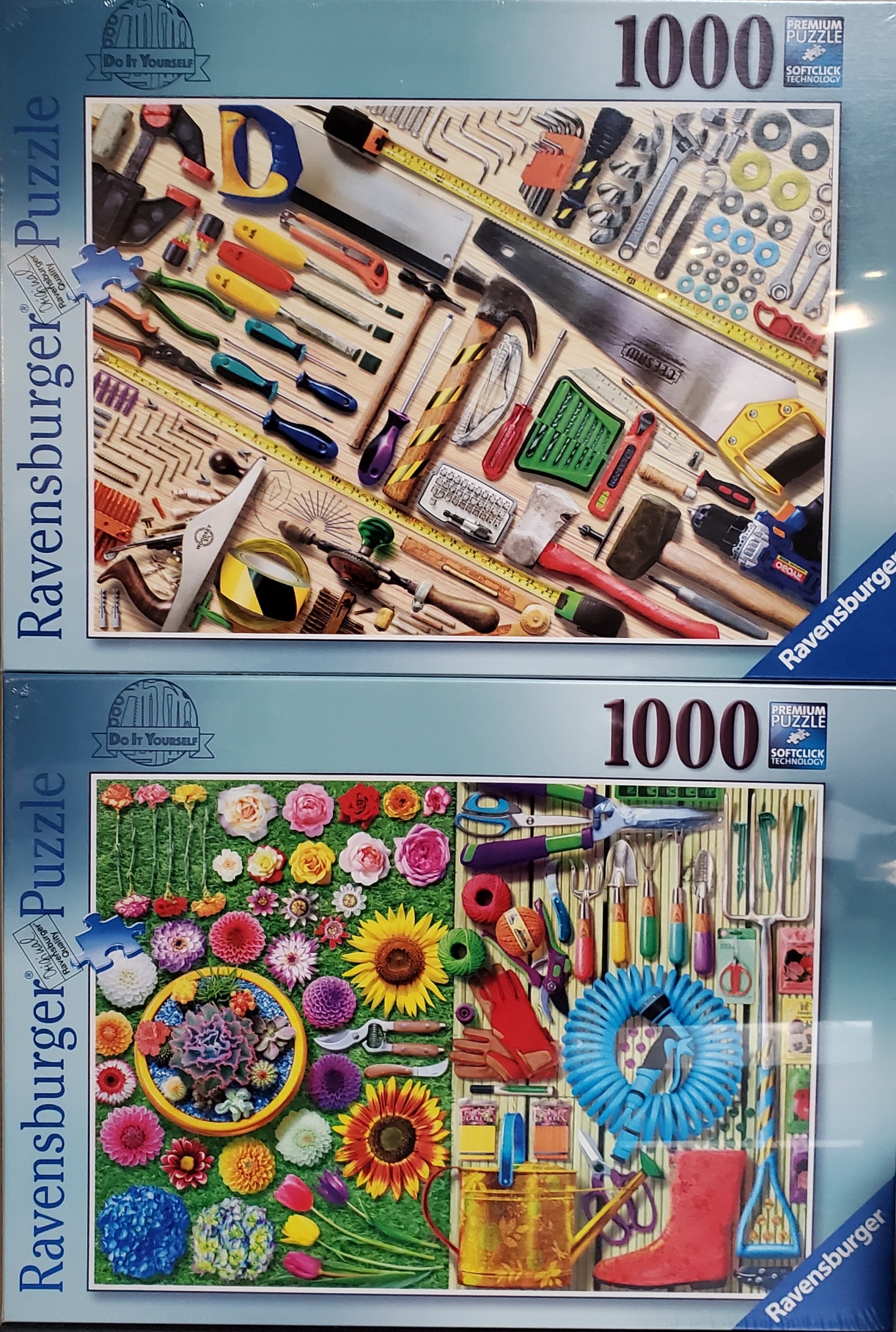 Ravensburger 2 DIY 1000 Piece Puzzle Bundle
