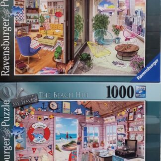 Ravensburger My Haven / Apartment Envy 1000 Piece Puzzle Bundle A