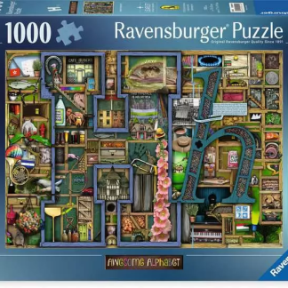 Ravensburger Colin Thompson Awesome Alphabet "H" 1000 Piece Puzzle