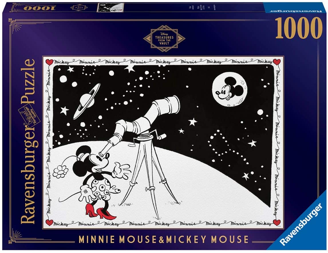 Ravensburger Disney Minnie Mouse & Mickey Mouse 1000 Piece Puzzle