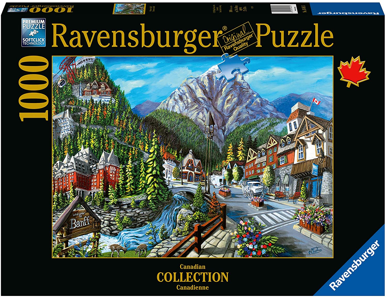 Ravensburger Canadian Collection Welcome to Banff 1000 Piece Puzzle