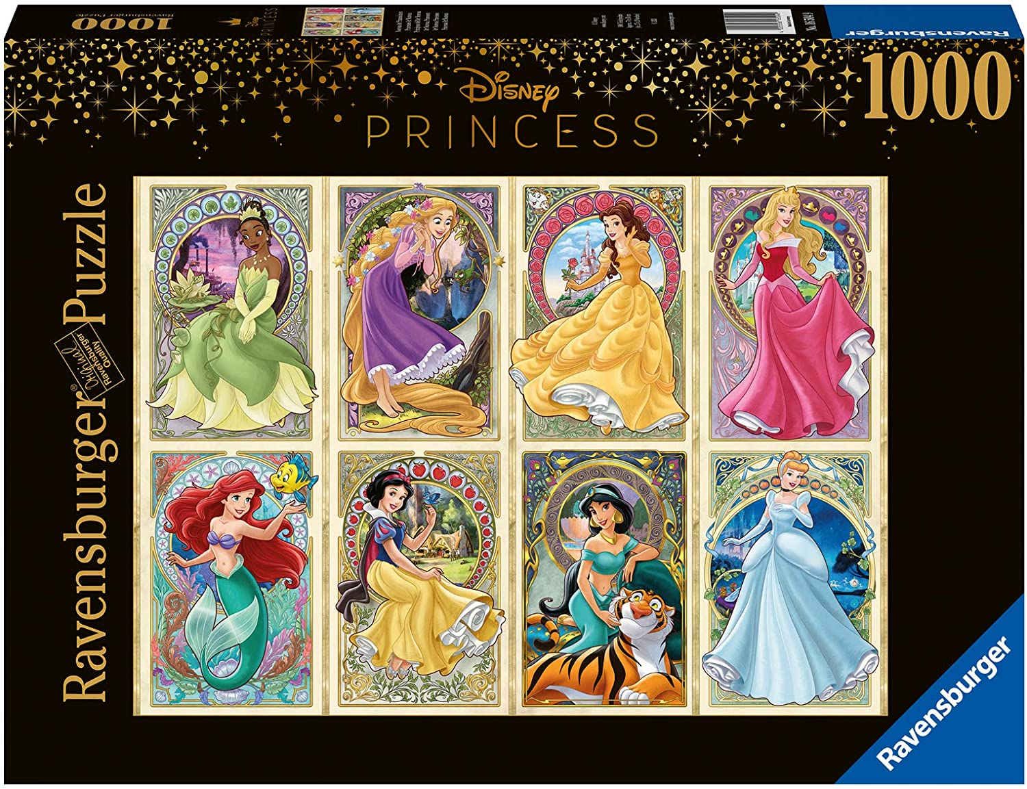 Ravensburger Disney Princess Art Nouveau 1000 Piece Puzzle