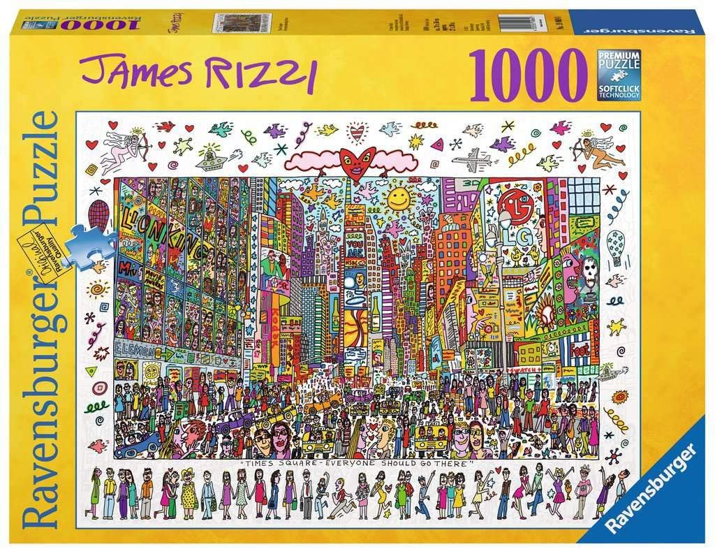 Ravensburger James Rizzi Times Square 1000 Piece Puzzle