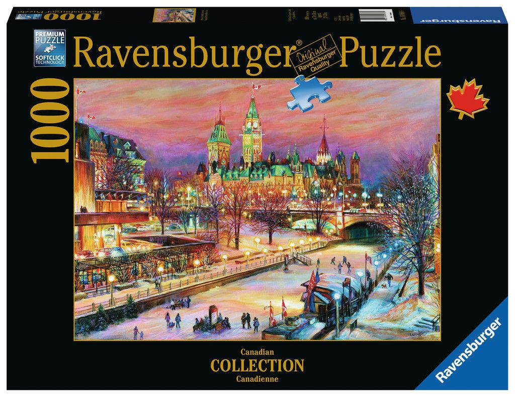 Ravensburger Canadian Collection Ottawa Winterlude Festival 1000 Piece Puzzle
