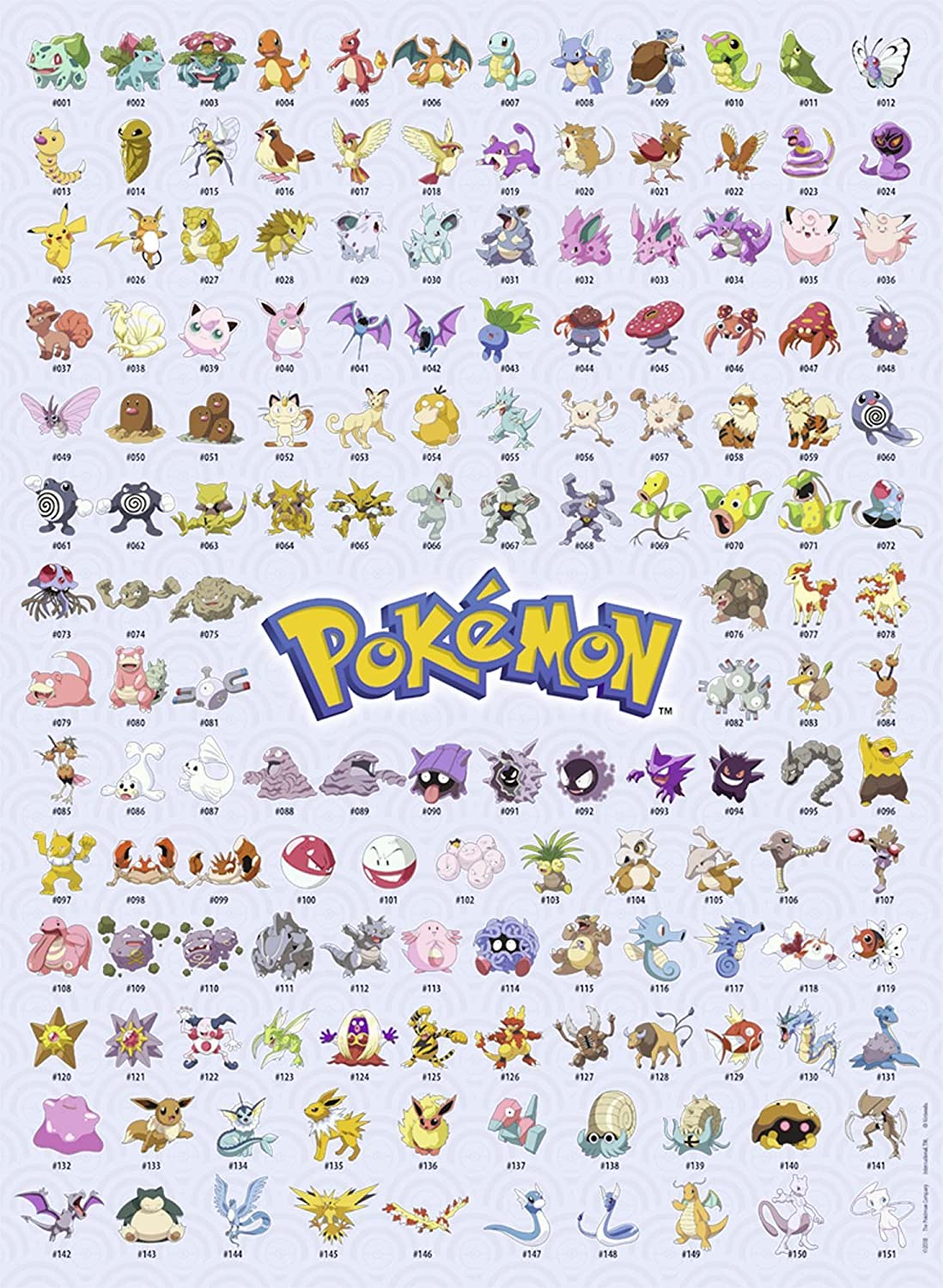 Ravensburger Pokemon – the first 151! 500 Piece Puzzle – The Puzzle  Collections