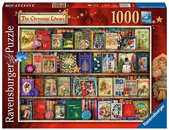 Ravensburger Aimee Stewart The Christmas Library 1000 Piece Puzzle