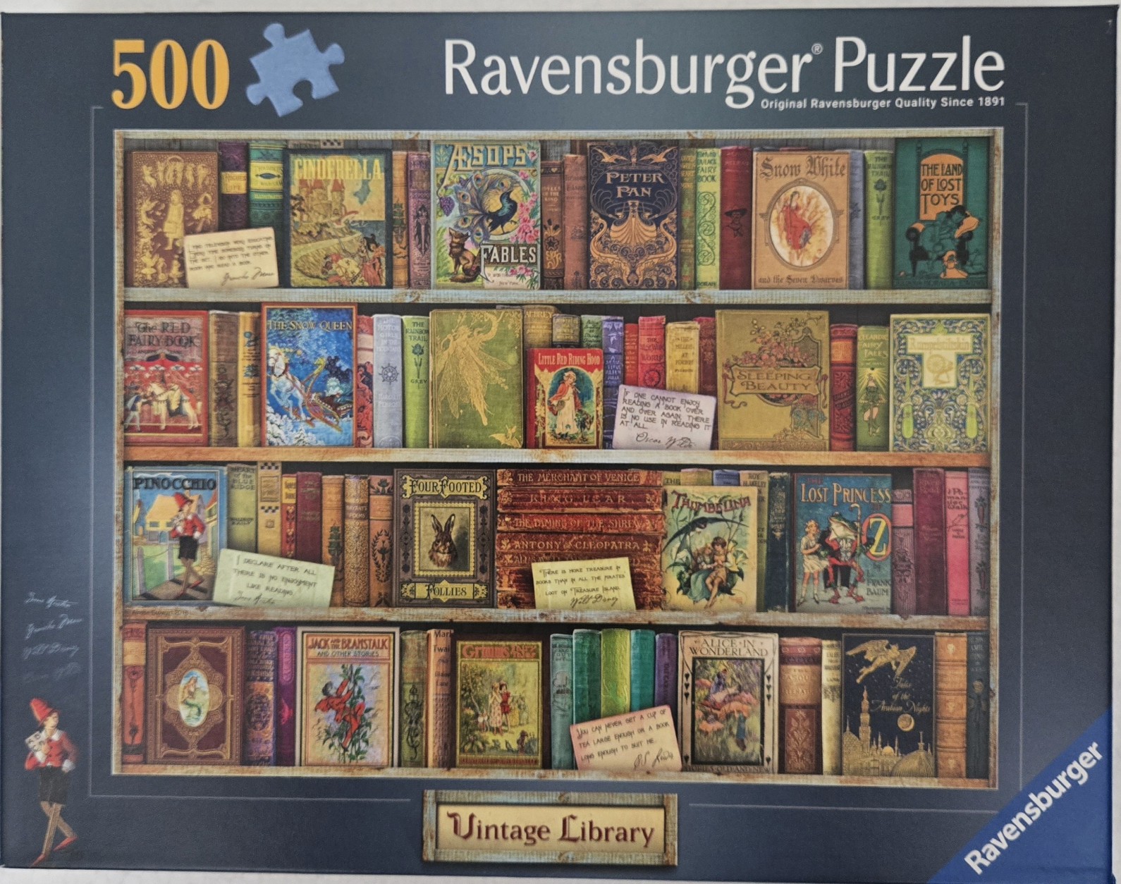 Ravensburger Aimee Stewart Vintage Library 500 Piece Puzzle – The