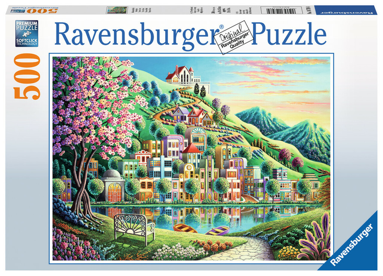 Ravensburger Puzzle 500 Pezzi '14709' - Qualità SoftClick, Dimensioni 49x36 Cm - Rilassante E Anti-Stress Per Adulti
