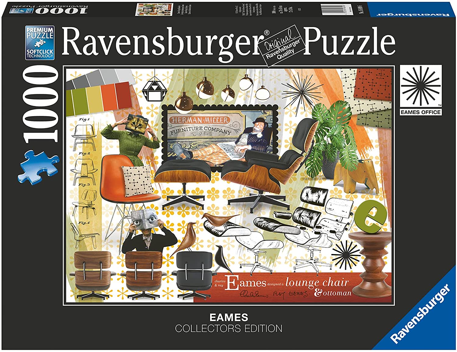 Ravensburger Eames Collectors Edition Design Classics 1000 Piece Puzzle