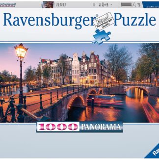 Ravensburger Evening in Amsterdam 1000 Piece Panorama Puzzle