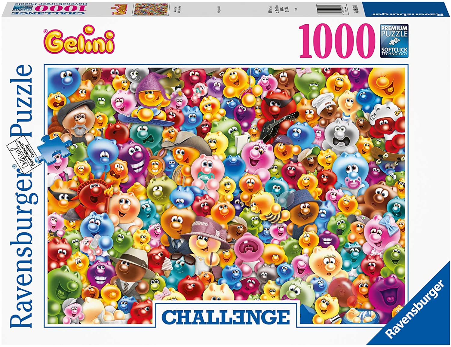 Ravensbuger Gelini Challenge 1000 Piece Puzzle