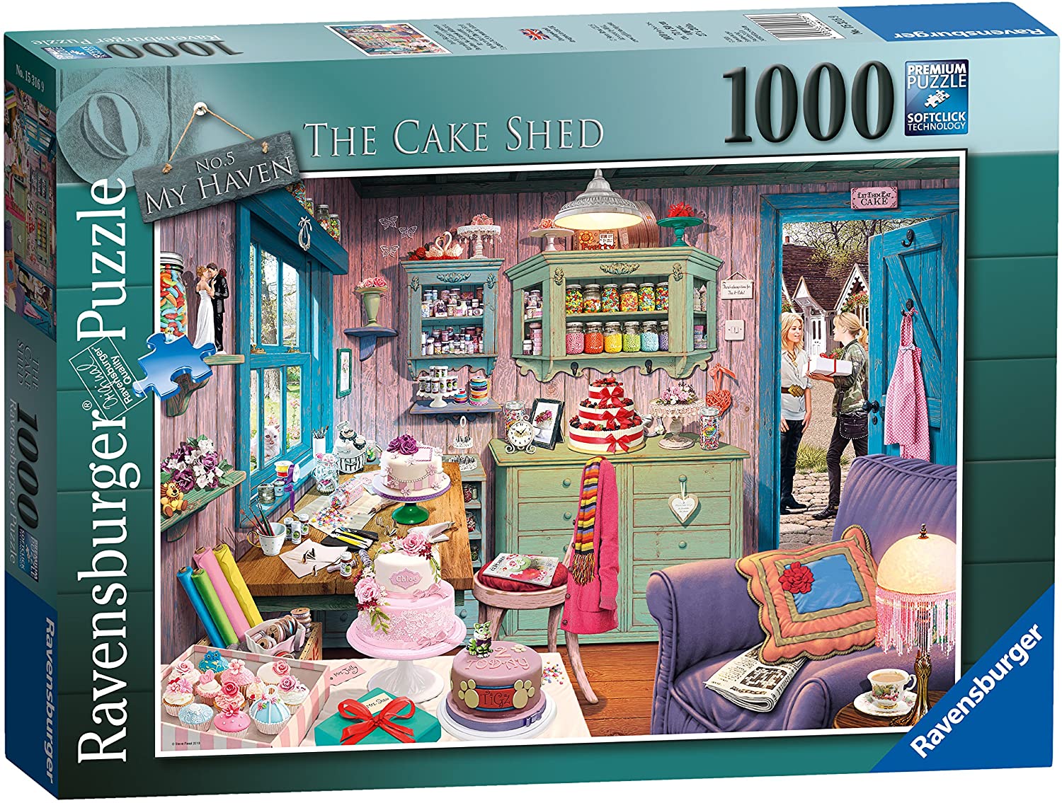 Ravensburger My Haven No. 5 The Cake Shed 1000 Pc Puzzle