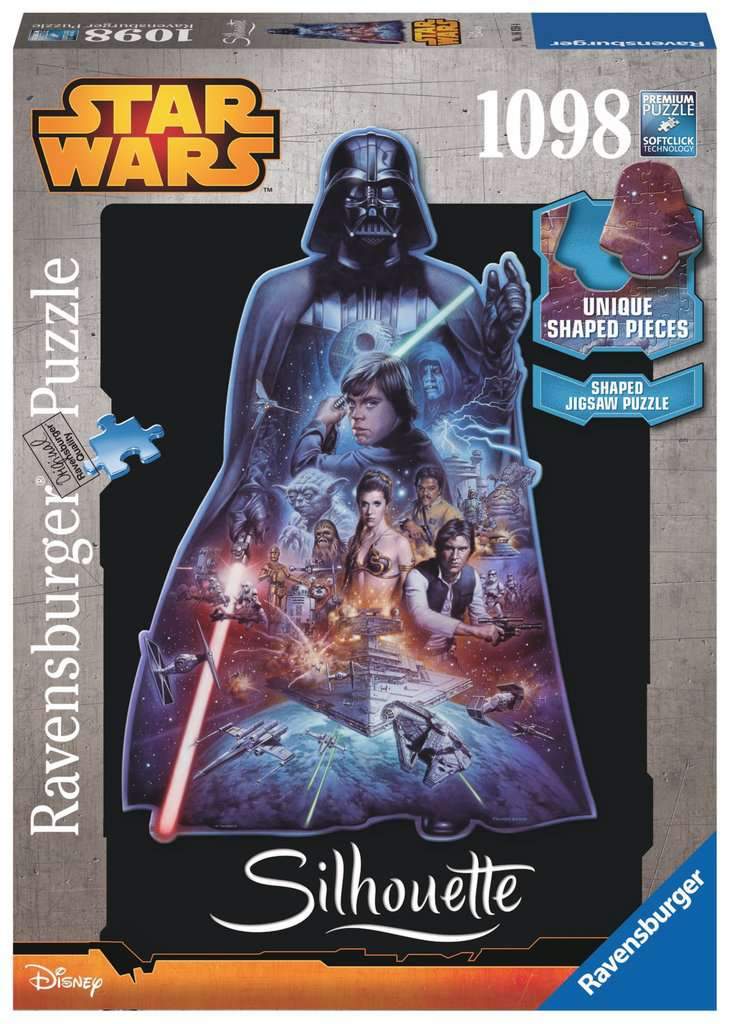 Ravensburger Star Wars Darth Vader Shaped 1098 Piece Puzzle
