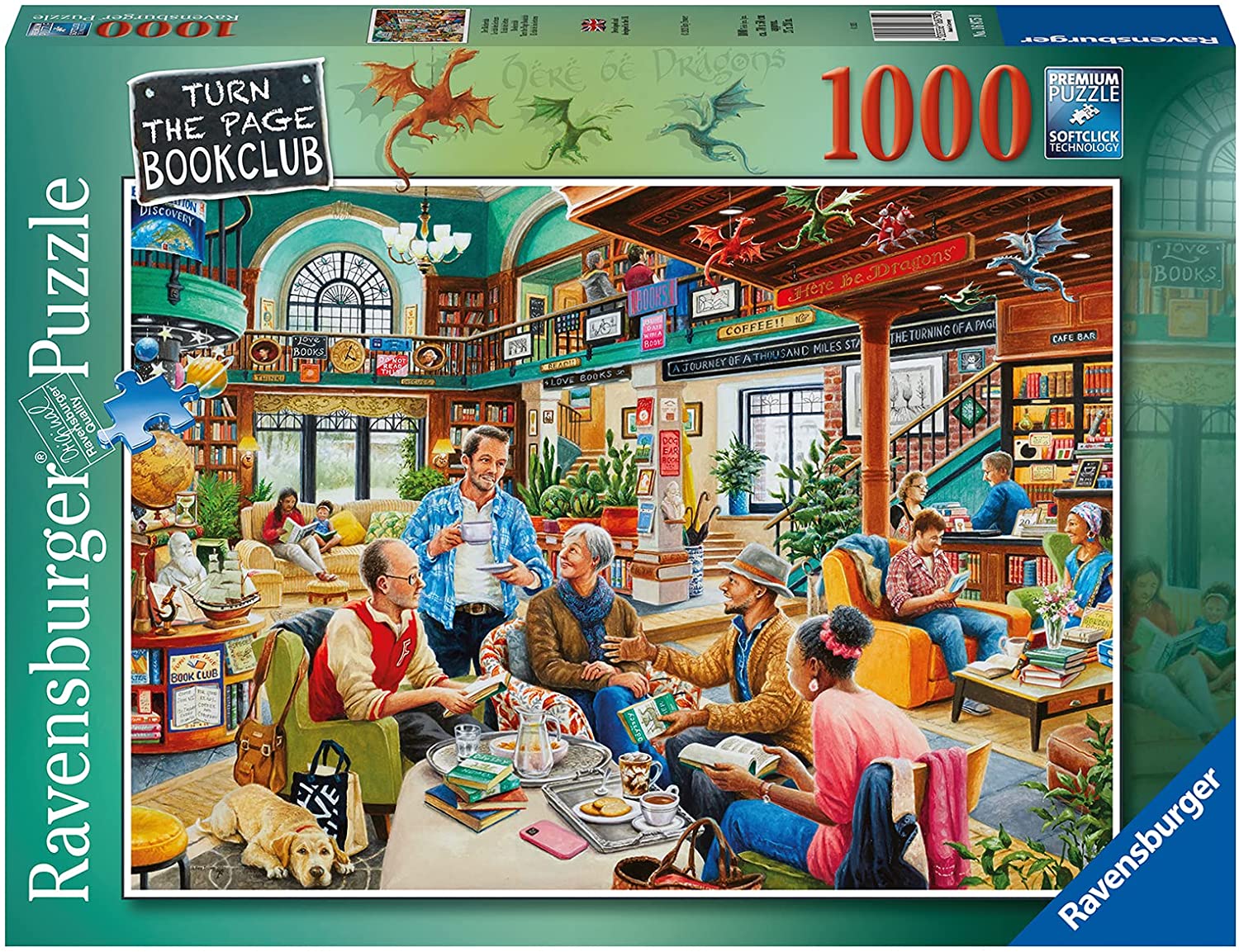Ravensburger Turn the Page Bookclub 1000 Piece Puzzle