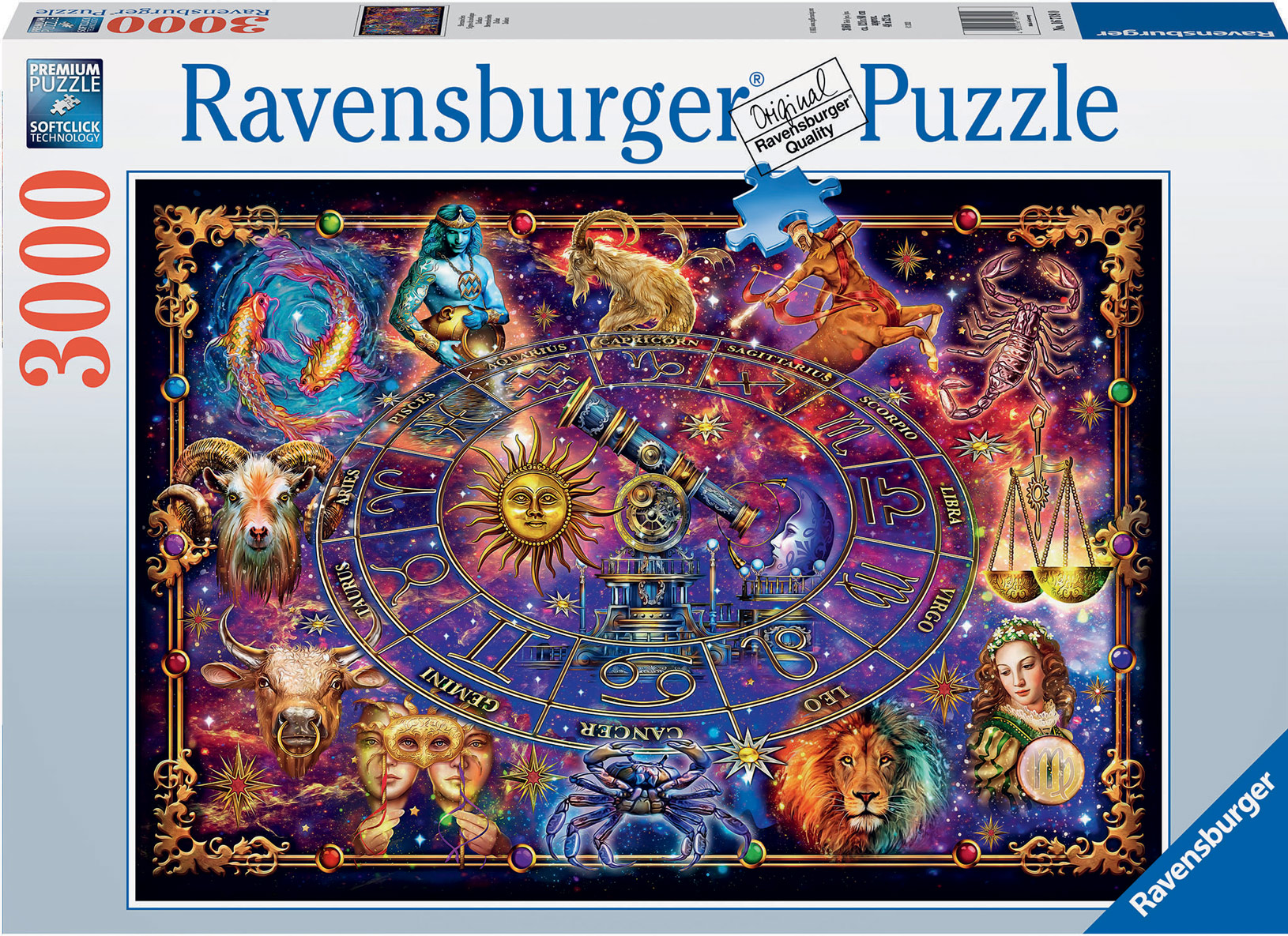 Ravensburger 99 Beautiful Places in Europe 3000 Piece Puzzle – The Puzzle  Collections