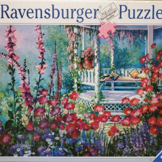 Ravensburger Pavilion Amongst Flowers 1000 Piece Puzzle