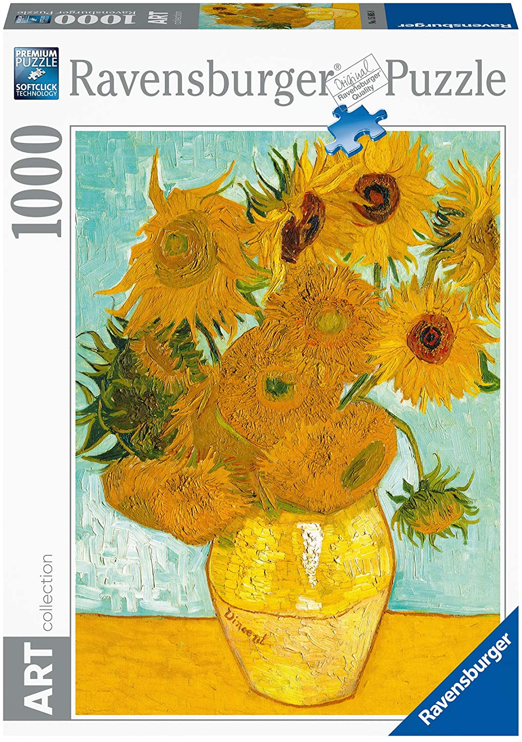 Ravensburger Van Gogh Sunflowers Art Collection 1000 Piece Puzzle