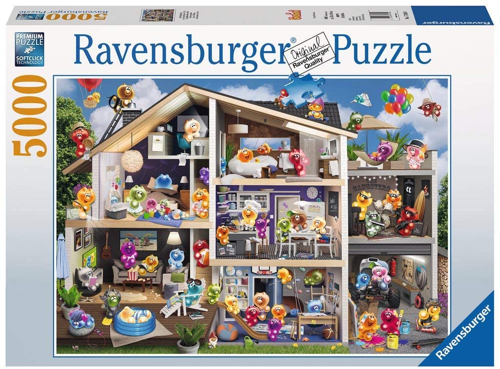 Puzzle 5000 pièces : Ville bizarre, Colin Thompson - Ravensburger