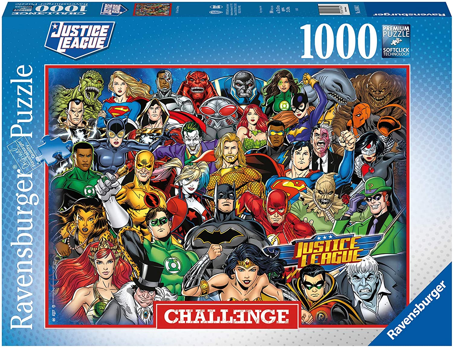 Ravensburger Justice League DC Comics Challenge 1000 Piece Puzzle