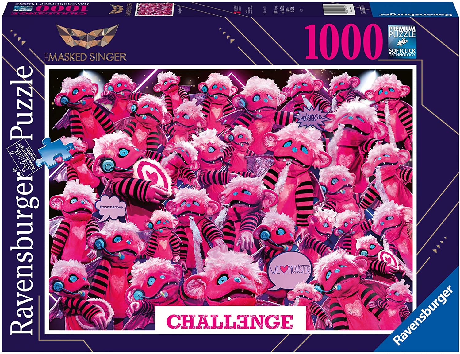 Ravensburger Masked Singer Challenge 1000 Piece Puzzle