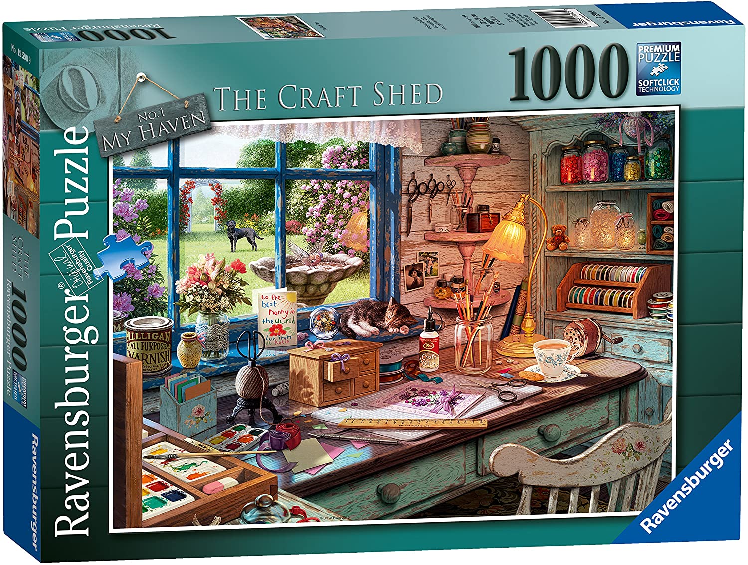 Ravensburger My Haven No. 1 The Craft Shed 1000 Piece Puzzle