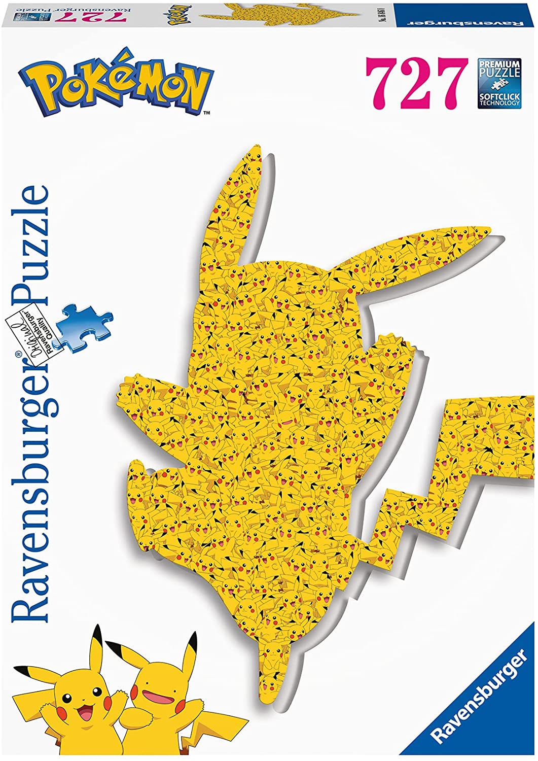 Ravensburger Pokemon Pikachu Shaped 727 Piece Puzzle – The Puzzle  Collections