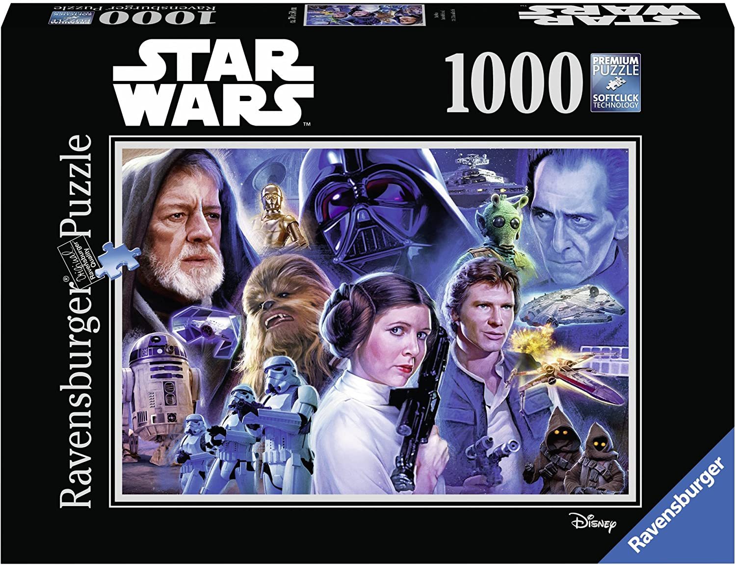 Jedi NEW Ravensburger Star Wars Limited Edition 4 1000pc Jigsaw Puzzle 19774 